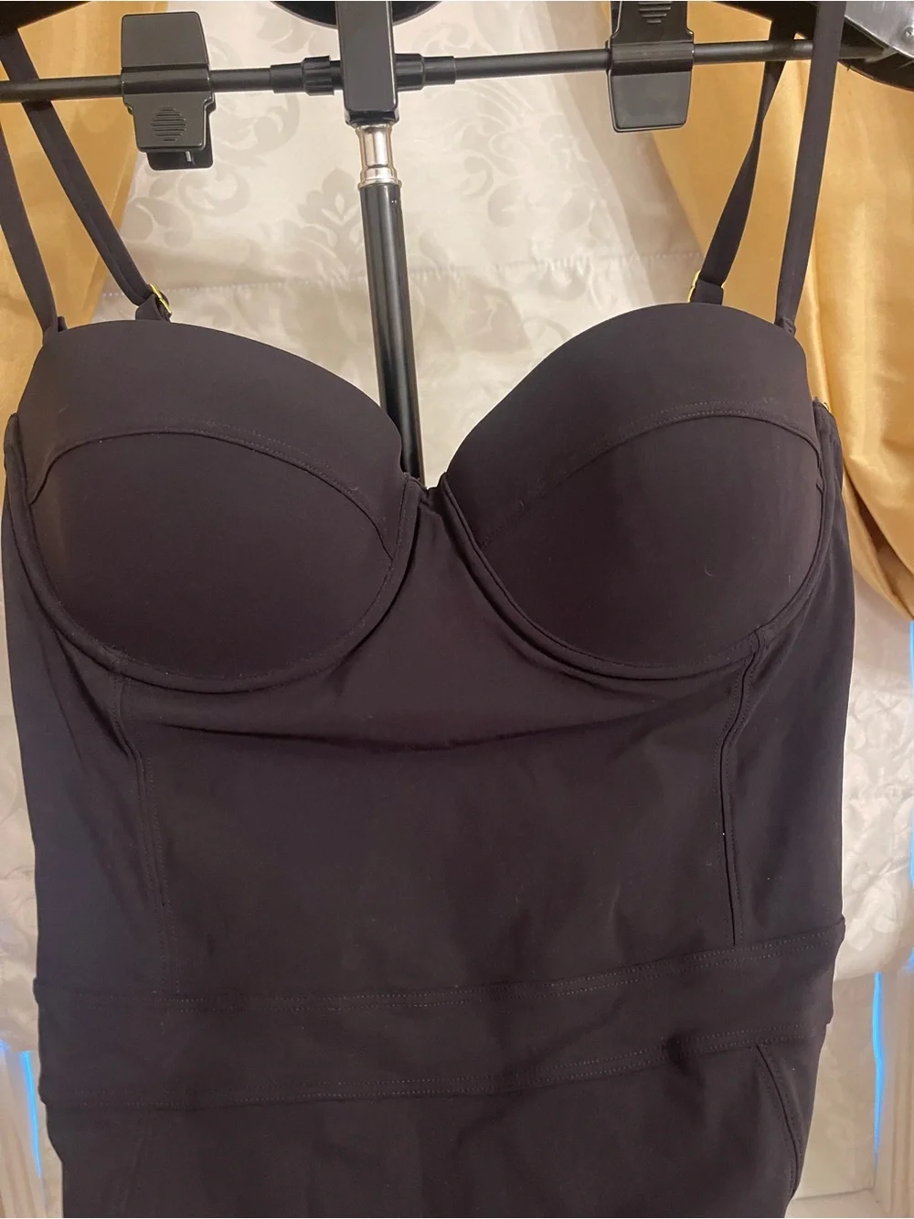 Tory Burch Black Molded-Cup One-Piece Swimsuit